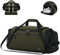 FIORETTO 43L Sporttasche & Reisetasche für Damen und Herren, mit Schuhfach & Nassfach, Wasserdicht Tasche für Trainingstasche, Gym, Travel, Schwimmen, Sauna, fußball Grün