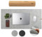 Nordik Große Filz-Schreibtischunterlage - Marle - 89 x 43 cm - Vollständige Schreibtischabdeckung Tastatur und Mauspad - Schutzunterlage und Matte - Schreibtischunterlage für Büro