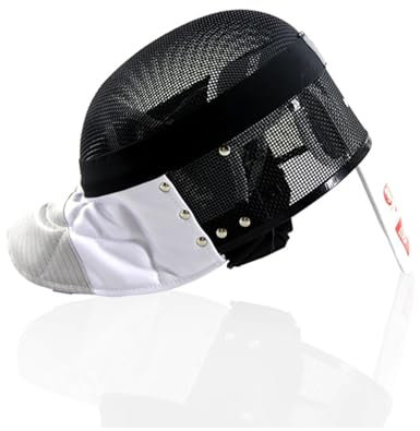 KXJPIZIYB Casque D'escrime à Fleuret, Masque D'escrime, Équipement D'escrime, Casque de Protection D'escrime, Utilisation en Compétition D'athlète de Fleuret, 900N(Small)