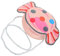 Yardenfun 1Stück Candy Shaped Crossbody Bag für Junge Mädchen Mini Geldbörse Süße Umhängetasche für Mädchen zur Aufbewahrung von Lippenstift und Handy Attraktives Design