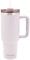 Milestone Travel Mug 40oz Tumbler with Straw, Handle & Lid/Large Capacity Insulated Stainless Steel Travel Cup for Cold or Hot Drinks (Pebble)
