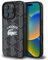 CG MOBILE Lacoste LCHMP16XPIGK Coque pour iPhone 16 Pro Max 6,9 Noir Monogramme Logo Vintage