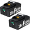 8.0Ah 18V BL1850B Replacement for Battery,2 Packs Compatible with Batteries BL1860B BL1850B BL1850 BL1840 BL1830 BL1860 BL1835 BL1845 BL1820B,Compatible with Power Tools