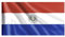 Bandera de Paraguay, Bandera 90cm x 150cm, Bandera Grande con Trabilla para Mástil y Cordones para Sujetar, Bandera Ligera, Bandera para Deportes, Fútbol, Edificios (Paraguay 1ud)