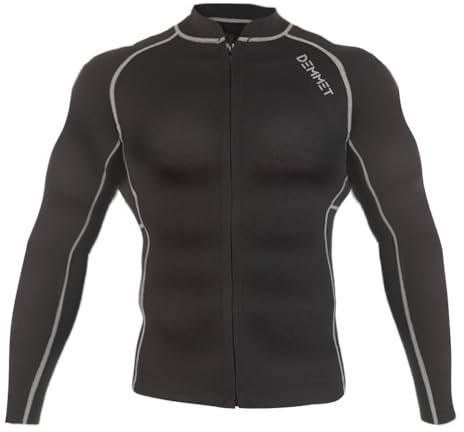 DEMMET Combinaison de plongée à Manches Longues 1.5mm/3mm Pantalon en néoprène Veste de plongée Chaude Chasse au Poisson pour Hommes et Femmes pêche au harpon Surf