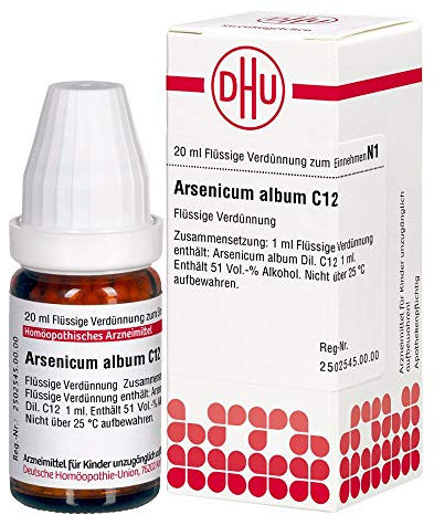 DHU Arsenicum album C12 Dilution, 20 ml Lösung