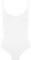 WearAll Womens Strappy Sleeveless Ladies Camisole Vest Bodysuit Leotard Top - White - 8-10