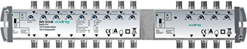 Axing SVS 1313-06 Kopfverstärker für 13-Fach Multischalter Satellitenanlage und Terrestrik grau