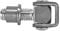 2 x Gond de Porte 83 mm réglable avec Patte à Souder M18 Ferrure pour Portail Charnière pour Porte en Acier Gonds pour