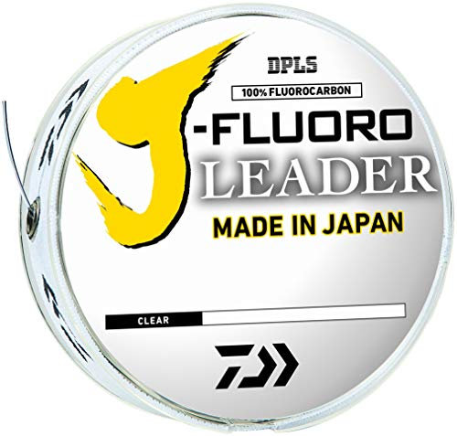 Daiwa J-Fluoro Fluorocarbon Leader - 13,6 kg - 47,6 m, multicolore, taglia unica