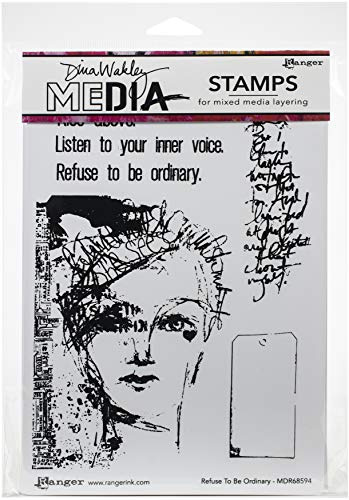 Refuse to be Ordinary - Cling Rubber Stamps