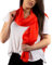 DOLCE ABBRACCIO by RiemTEX Schal Damen PRIMAVERA in Orange Stola XXL Tuch Halstücher aus Chiffon für Sommer Frühling Ganzjährig Schals & Tücher Chiffontücher Shawl Kleidung (Orange)