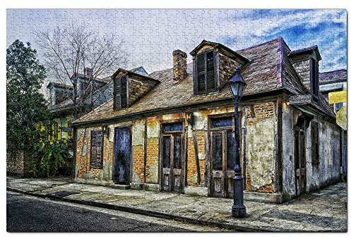 USA Amerika Lafittes Schmiede New Orleans Puzzle 1000 Teile Holzpuzzle Erwachsene Spielgrafik Reise Souvenir Holz