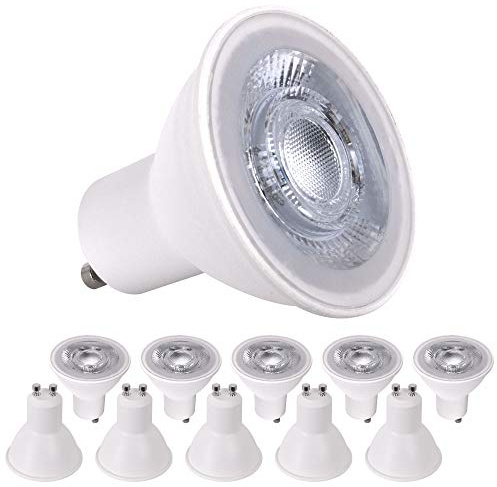 Maxkomfort 10x GU10 LED Leuchtmittel 5 Watt 10er SET warmweiß 350 Lumen Lampe Glühbirne MR16 Ersatz Halogenlampe
