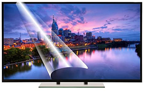 AGLZWY 55 Pollici Proteggi Schermo TV Pellicola LCD Anti-Blu Pellicola Antiriflesso, Protezione dai Graffi Adatto A Tutti Allevia L'affaticamento degli Occhi (Size : HD VERSION-27 INCH/597X335MM)