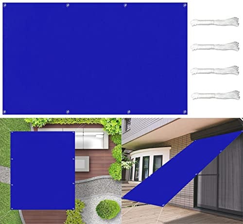 CHBIN Sonnensegel Sonnenschutz 1.2x1.6M 99% Schattentuch Mit Ösen Wasserdicht SunSail Sonnensegel Sonnenschutz Mit Spannseilen Für Balkon Terrasse, Dunkelblau, 22173