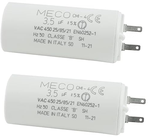 lot de 2 condensateurs 3.5 μF pour volet roulant toutes marques - moteur 10Nm - fabriqué en Italie