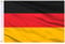 AhfuLife Deutschland Flagge 90 x 150 cm für Damen EM Deko 2025, 4 Stück Deutsche Fahne Leuchtenden Farben mit Messing-Ösen, Deutsche Flagge für Fußball Frauen EM 2025 Eurovision WM Bar Party Deko