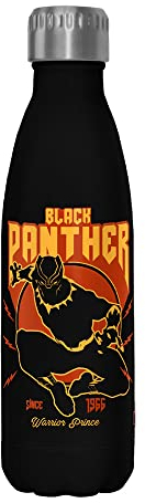 Marvel Lighting Panther Bouteille d'eau en acier inoxydable Multicolore 500 ml