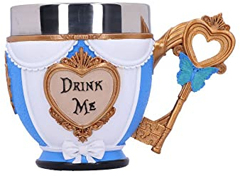 Nemesis Now Pinkys Up Alice Cup, 11cm, White