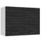 Belini Hängeschrank Küche, Küchenschränke SG. Breite 80 cm. Oberschrank mit 2 Türen, Küchenhängeschränke, Wandschrank Hängend, Königliches Ebenholz