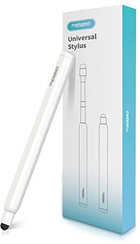 【Télescopique】2 en 1 Stylet pour Tablette, Metapen X1 Stylet Universel pour Tous Les Écrans Tactiles, Stylo pour Enfants Compatible avec Apple iPad/iPhone/Samsung/Lenovo/Android, 2 Embouts de Rechange