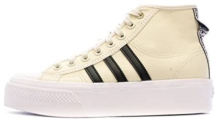 adidas Nizza Platform Mid Sneaker, Ecru, Unisex, gebrochenes weiß, 39 1/3 EU