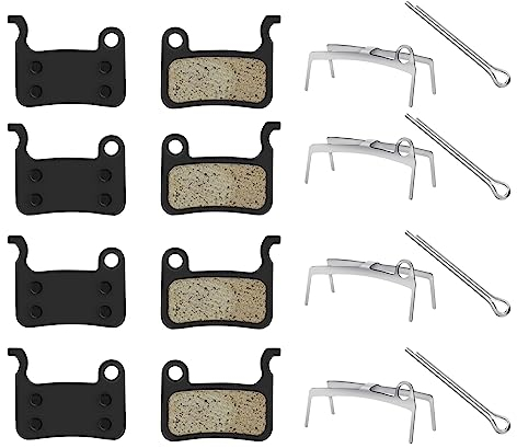 4 Paare Harz-Bremsbeläge Fahrrad Scheibenbremse für Deore XT XTR LX SLX Hone Alfine Saint Fahrrad Scheibenbremse
