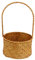 CHILDWEET 1stk Picknickkorb Aus Weidengeflecht Mit Griff Aufbewahrungskorb Aus Strohgeflecht Blumenbehälter Aus Stroh Geflochtener Blumenkorb Aus Seegras Gewebte Osterkorb Weben Kind Snack