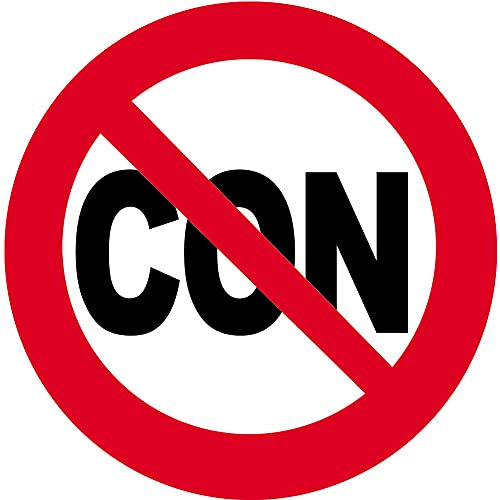 Interdit au con - 20cm - Autocollant/Sticker