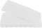MAHIONG Confezione da 10 vassoi da portata in plastica, bianchi per feste, riutilizzabili, per snack, frutta, torte, antipasti e dessert, 36,5 x 23,5 cm