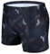 AMZSPORT Maillot de Bain Homme Short de Bain à Séchage Rapide Boxer de Plage avec Cordon de Serrage, Bleu Noir, XXL