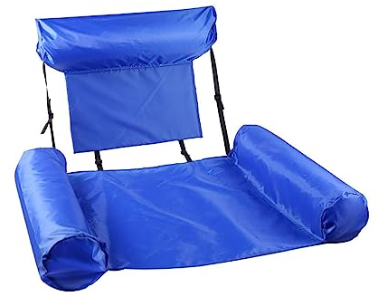 Float Hängematte Wasser Hängematte Liege Aufblasbare Schwimmende Schwimmen Matratze Meer Schwimmen Ring Pool Party Spielzeug Lounge Schlaf Bett for Schwimmen Wasser Hängematte(Color:B)