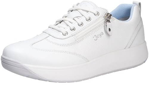 Joya Laura Women White Sneaker, Premium-Glattleder, Kategorie Emotion, Senso-Sohle JY038A Gr. 37 2/3