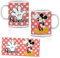 Taza de plástico personalizada. Ideal para el colegio y la guardería. VUELA AL COLE. Regalos Personalizados. Diferentes Modelos a Elegir (Mickey rojo)