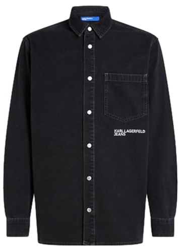Karl Lagerfeld Jeans Herren Regular Denim Shirt