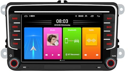 7 Auto Radio GPS Navigator Carplay HD-Touchscreen Replacement for VW Caravelle T5 Multivan VI Touareg California T6 Camper Transporter Bus Kasten Mit DSP BT Pip DVR SWC DAB Mirror Link Pip