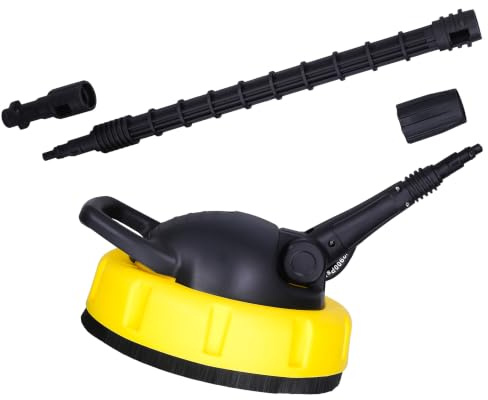 Sillar Rotating Brush for Pressure Washer – Compatible with Kärcher K2-K7, Lavor, Parkside | Ideal for Large Surface Cleaning – Patios, Driveways, Walls