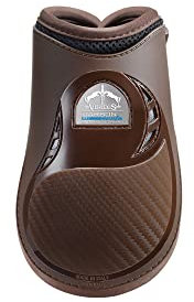 VEREDUS Carbon Gel Vento Rear Fetlock Boots Large Brown