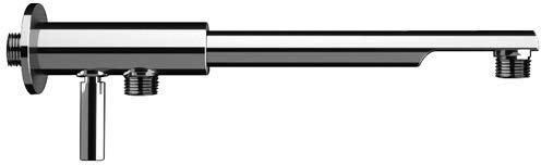 Rubinetterie REMER Braccio Doccia con DEVIATORE cm 30 Design Minimal