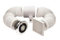 Vent Axia 441424Vent-a-Light Extractor Fan & LED Light Kit Shower Zone 1 (with Timer)