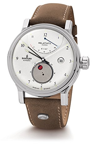 Kronsegler Einstein - Relativity Herren Armbanduhr Automatik Stahl-Weiss