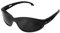 EDGE TSM216 Dakura Polarized Wrap-Around Safety Glasses, Anti-Scratch, Non-Slip, UV 400, Military Grade, ANSI/ISEA & MCEPS Compliant, 5.04 Wide, Matte Black Frame/Smoke Lens