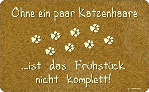 Original RAHMENLOS® Schneidbrettchen: Ohne ein paar Katzenhaare ist das Frühstück nicht komplett