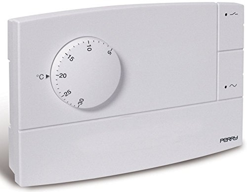 Perry 1TITE510B Termostato da Parete, Bianco