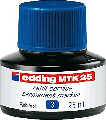 edding Nachfülltinte MTK 25 Refill Service Permanentmarker 25ml blau