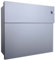 Radius Briefkasten Letterman 4 silber mit LED-Klingel blau 560 C-KB