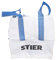 STIER Sac de transport BIG BAG dimensions 90x90x90 cm, charge admissible 1 500 kg, tissu synthétique, 200 g/m², sac de chantier, sac transportation
