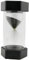 EQLEF Sablier 30 Minutes 16cm, Sabliers Minuterie Horloge de Sable Hourglass pour Enfants Jeux Cuisine Exercice Minuterie de Cuisine Sablier pour Décor de Bureau Domicile, Noir, 30 Min