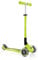 GLOBBER Primo Foldable – Tretroller Kinder, 120/80 mm, ABEC 5, 3-rädrig, höhenverstellbar, Lime grün